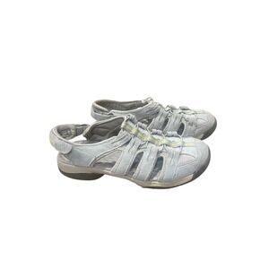 Clarks Womens Adjustable Strap Fisherman Sandal Comfort Gray Size 7‎